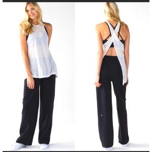 SOLD ON EBAY                  Lululemon Black Sit In Stillness High Rise Pants 4
